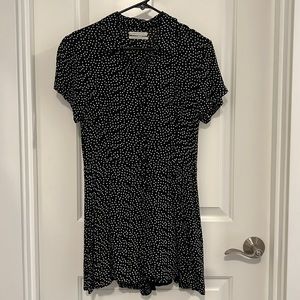 Urban Outfitters navy and white romper. Size 8